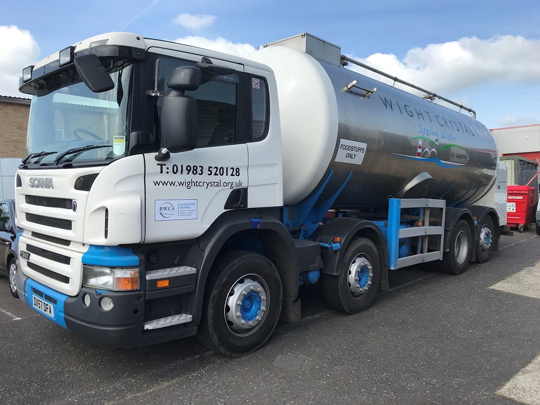 New Wight Crystal Water Tanker