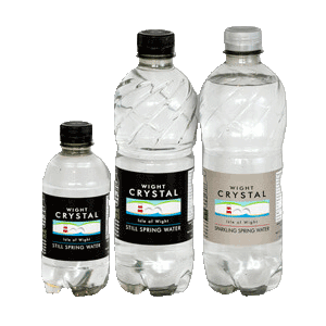 wight crystal rPET bottles